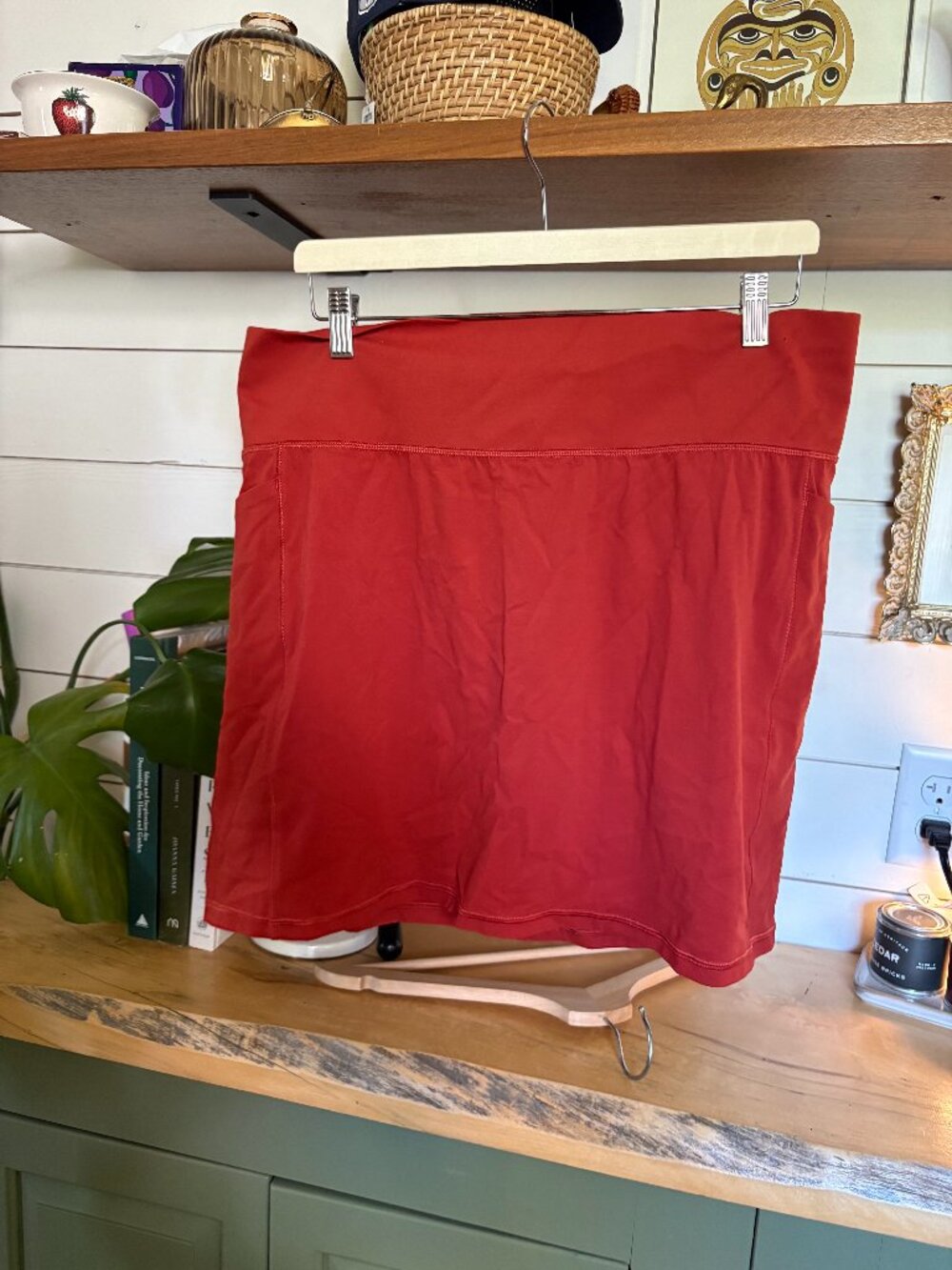 Athleta Salutation Stash Pocket 16.5” Skort – Red/Coral – XL